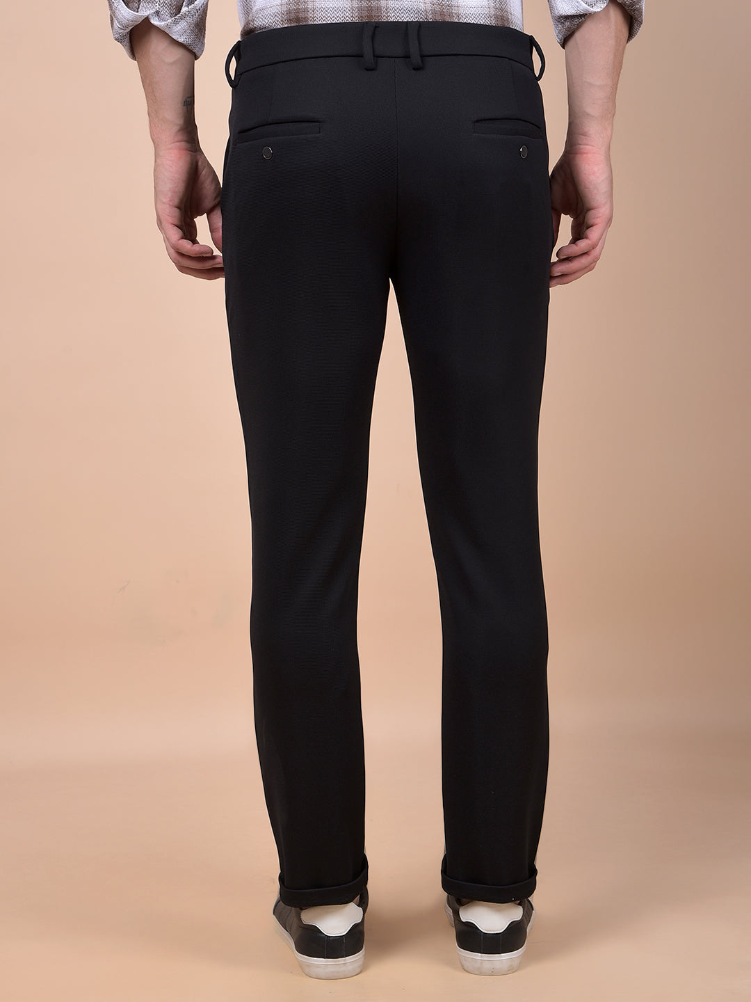 Iconic Black Knitted Trousers