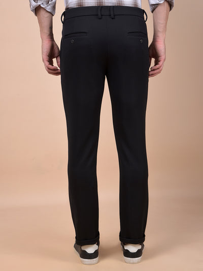 Iconic Black Knitted Trousers