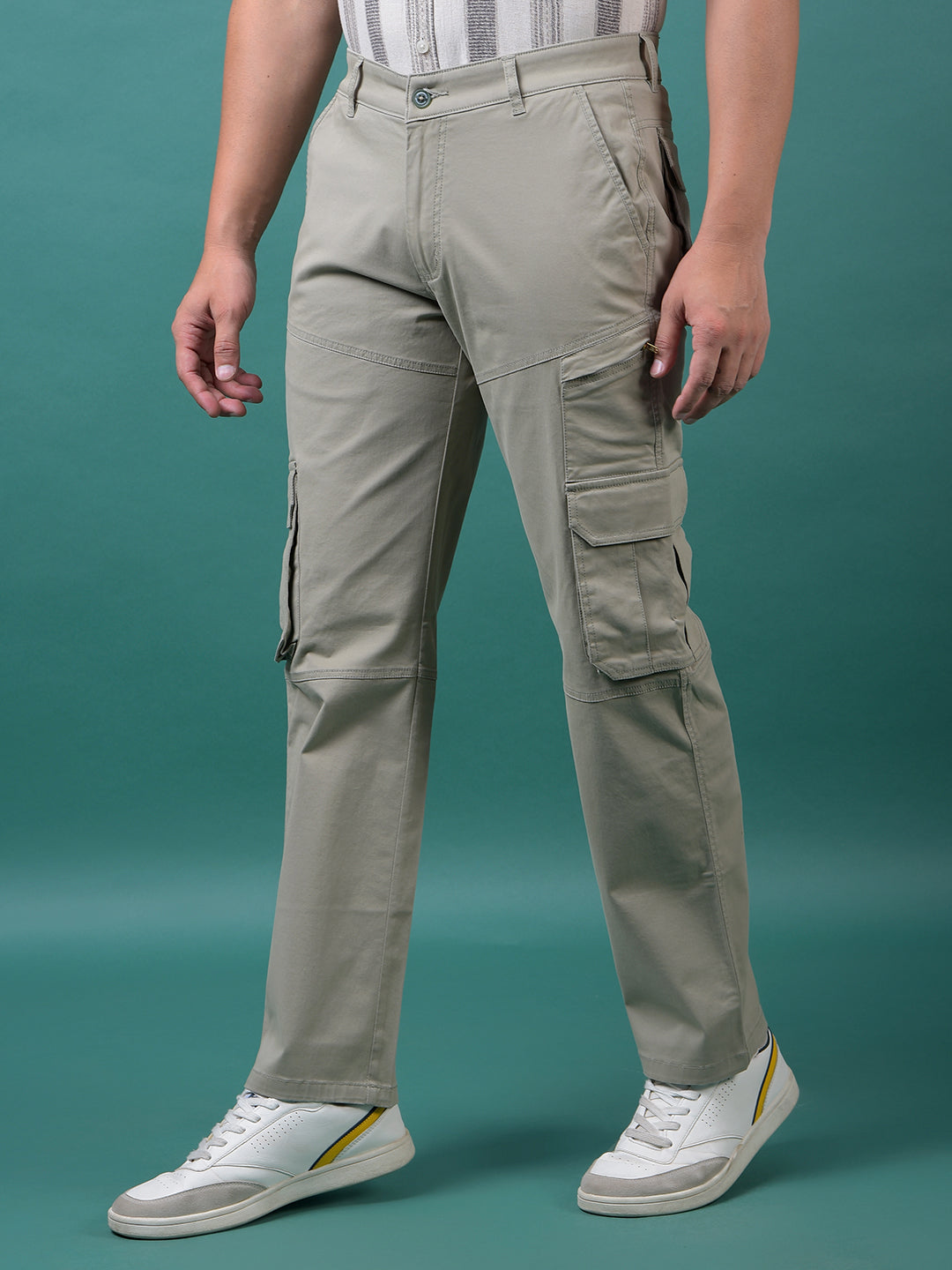 Green Cargo Trousers