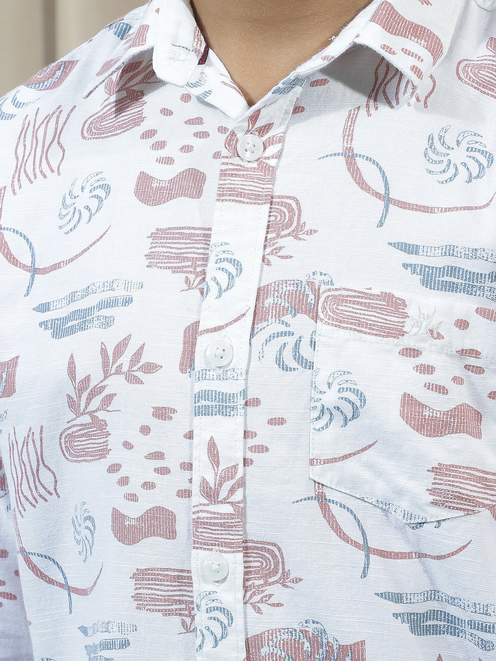 Sleek Multi-Color Printed Shirt