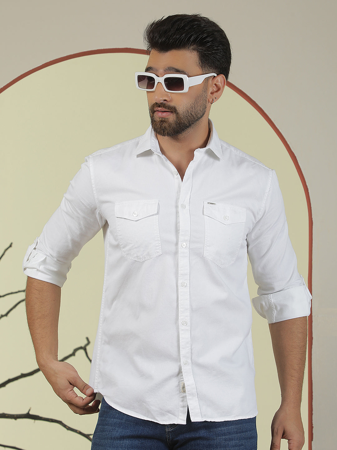 White 100% Cotton Shirt