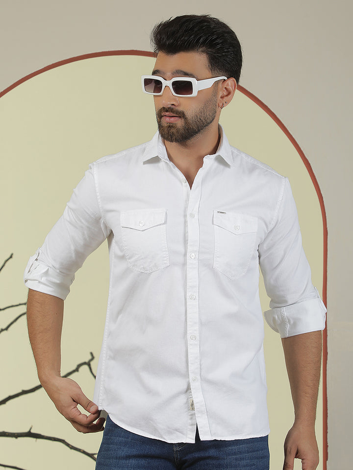 White 100% Cotton Shirt