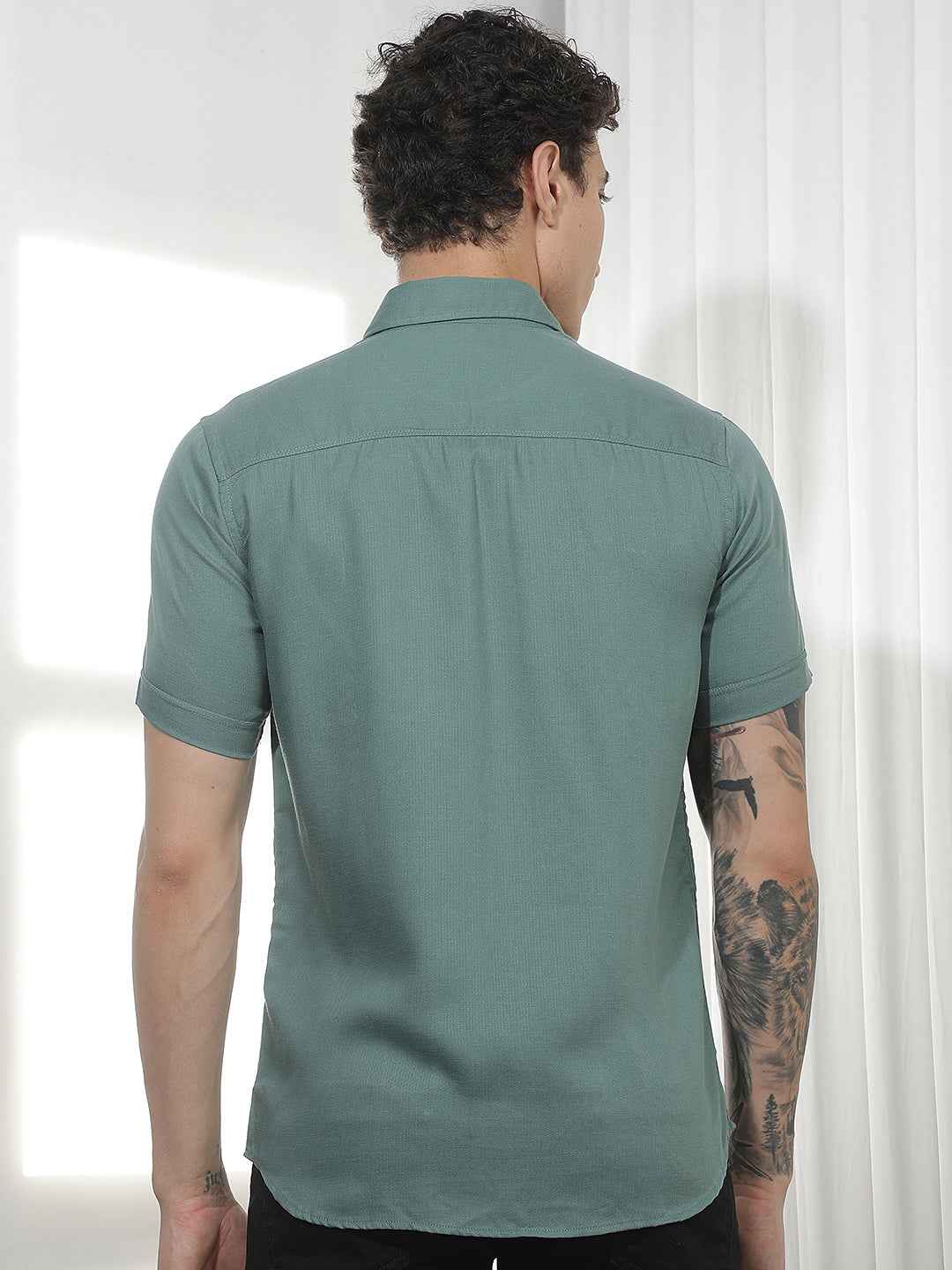 Green Casual Shirt