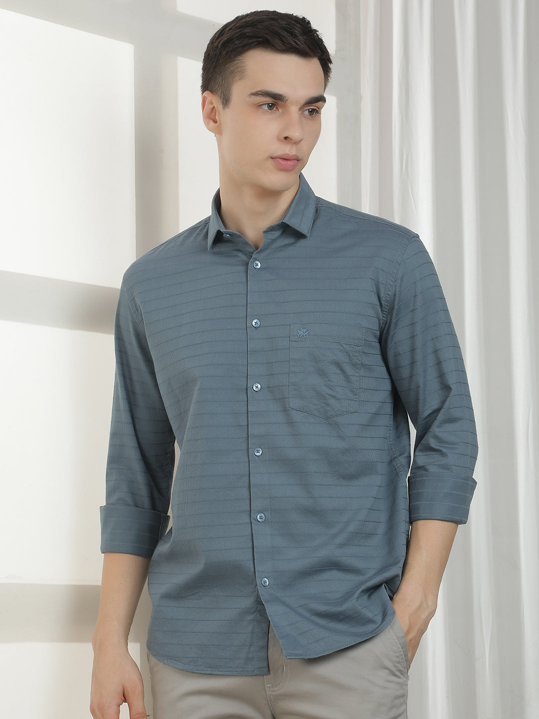 Chic Royal Blue Shirt
