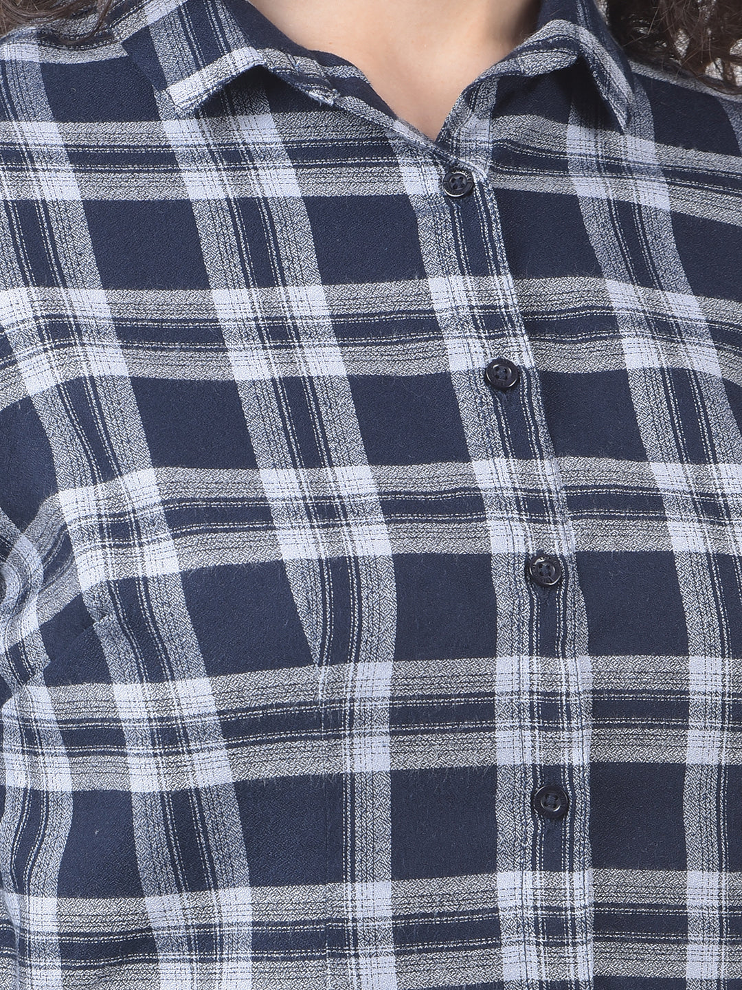 Midnight Plaid Checked Black Shirt