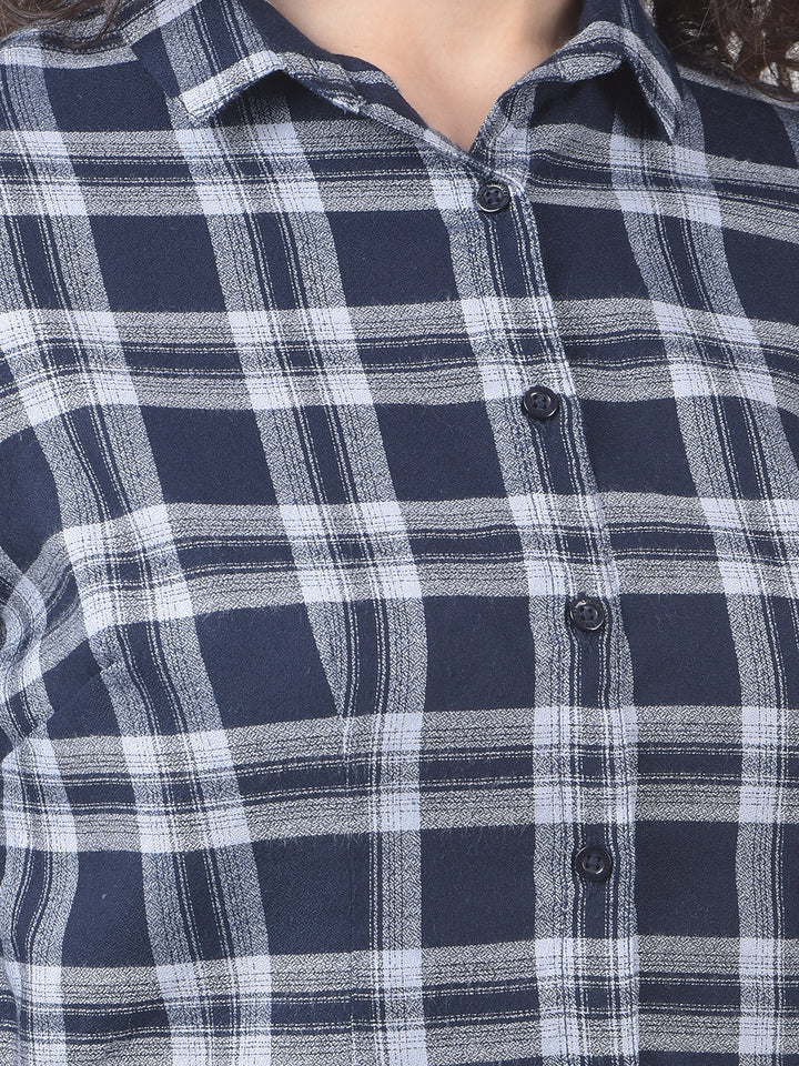 Midnight Plaid Checked Black Shirt