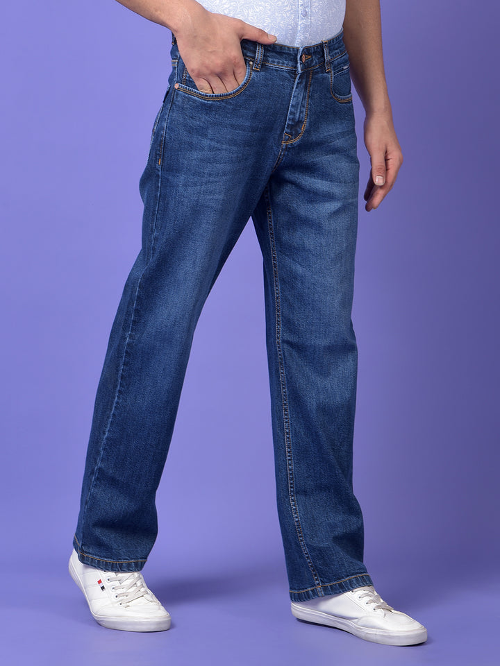 Blue Baggy Jeans