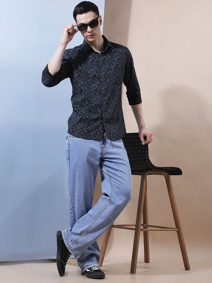 Sky Blue Baggy Jeans