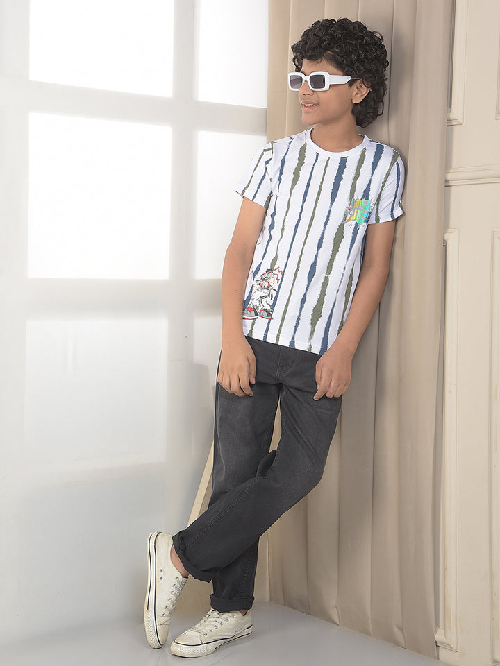 Blue Striped T-Shirt