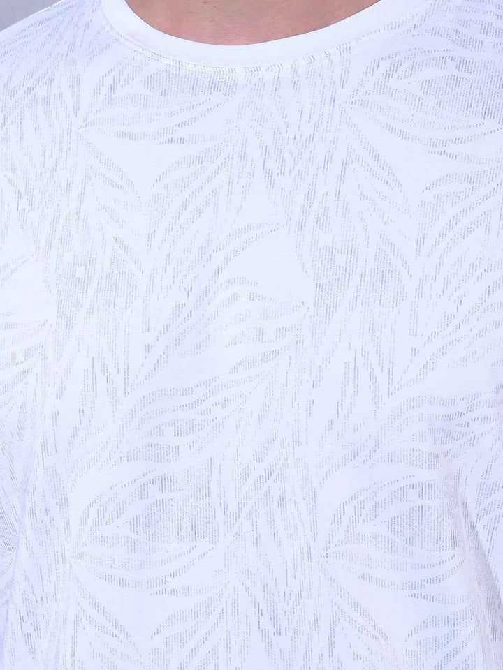White Printed T-Shirt