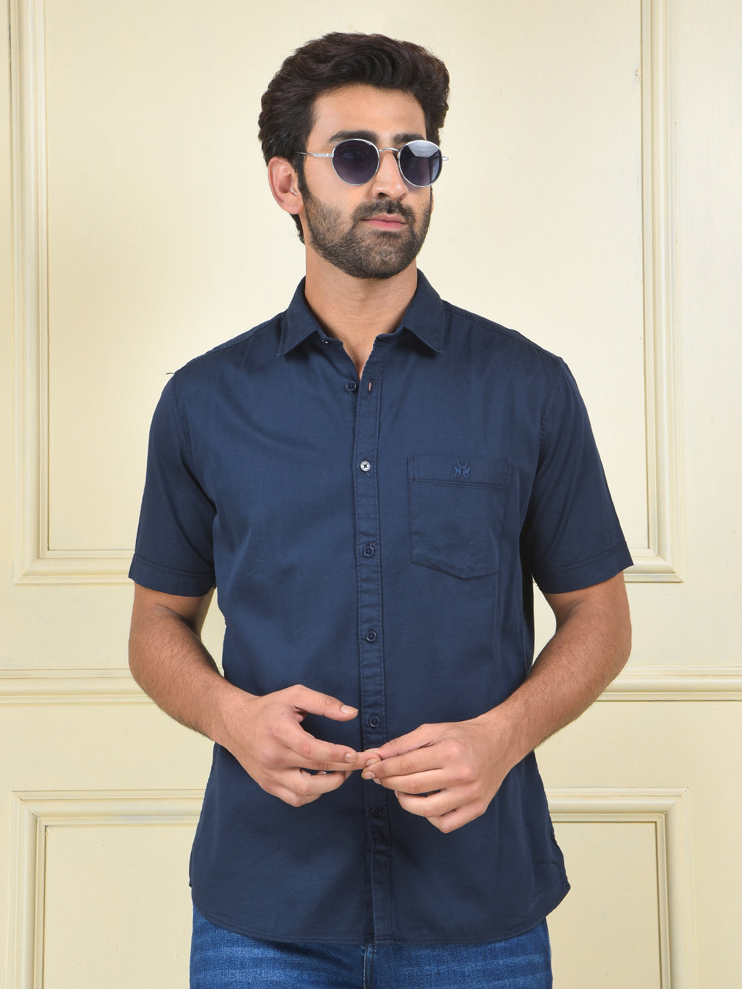 Dynamic Energy Navy Blue Shirt