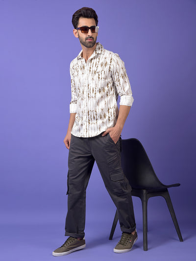Grey Cargo Trousers