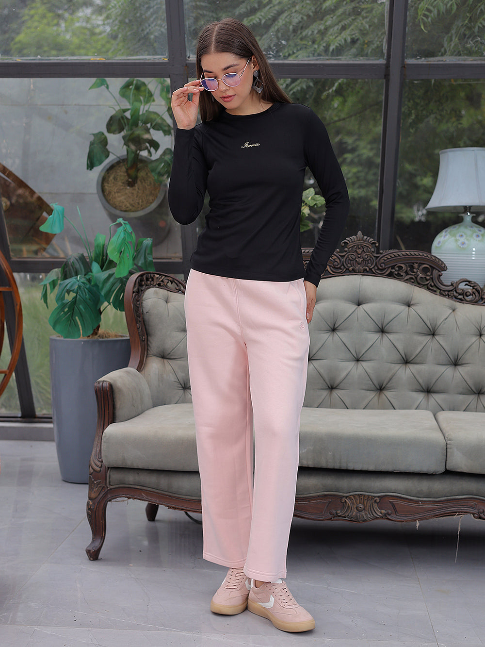 Soft Pastel Pink Trackpants