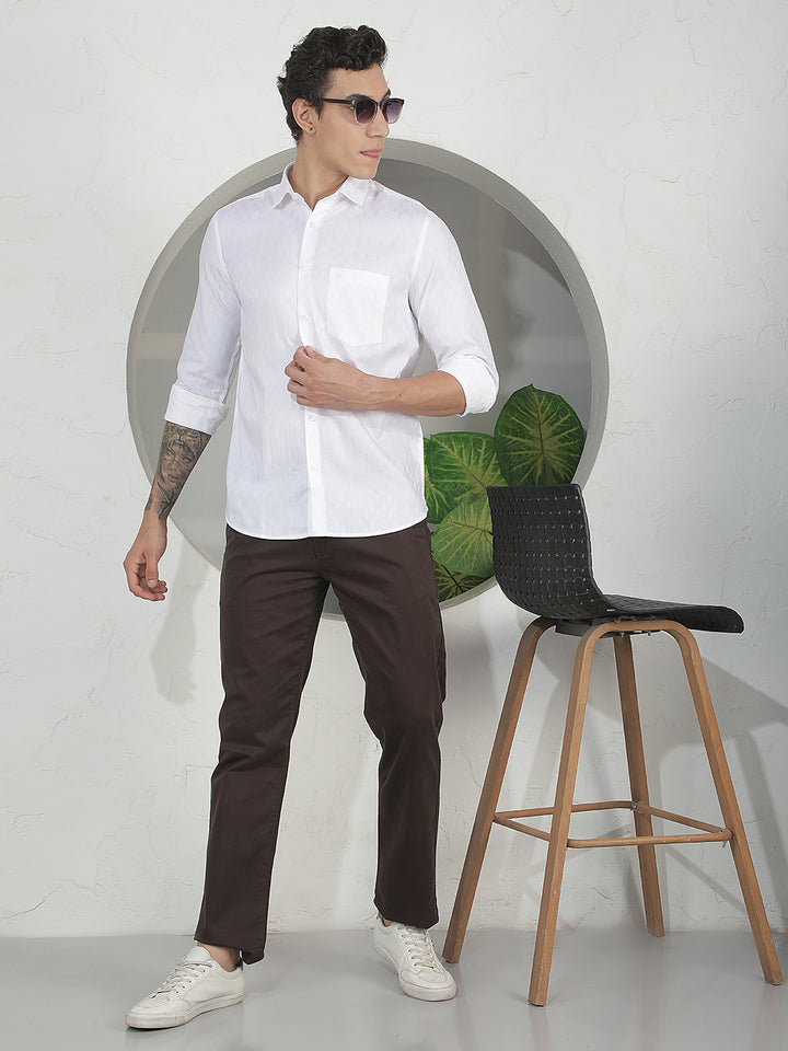 Essential Cocoa Brown Straight Trousers