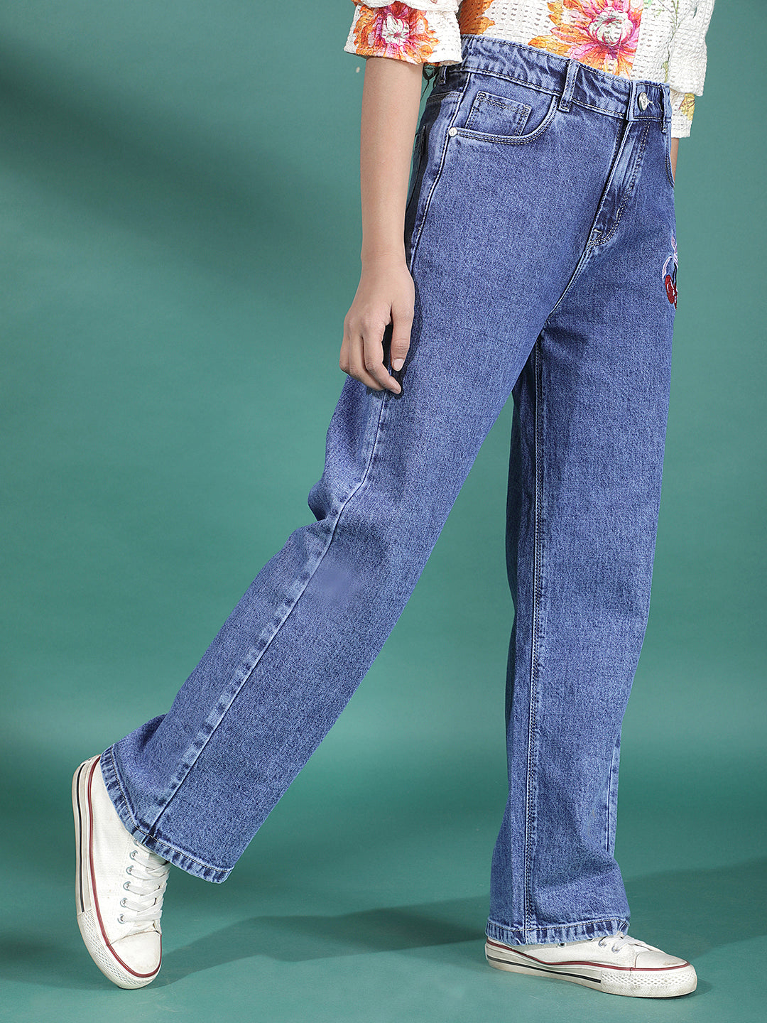 Luxe / Luxury Blue Bootcut Jeans