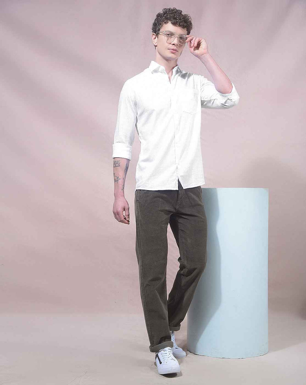 White Luxe Casual Shirt