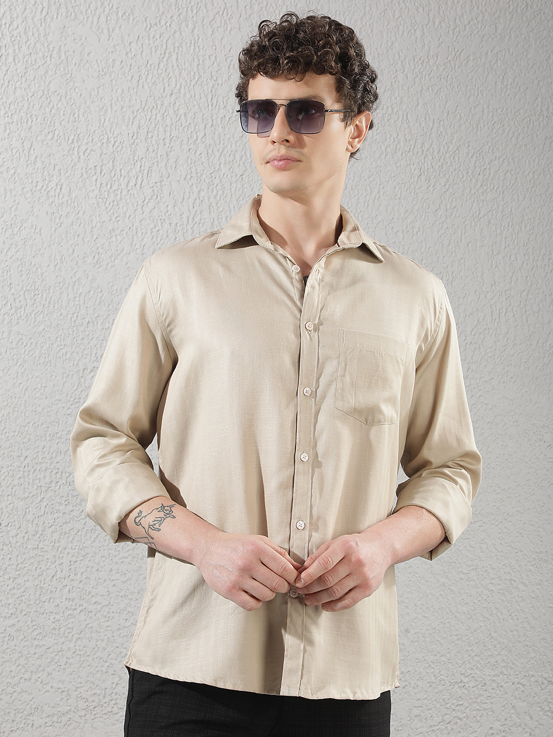 Urban Taupe Beige Shirt