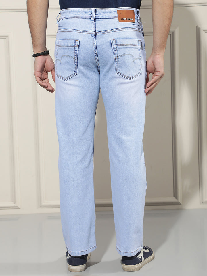 Sky Blue Baggy Jeans