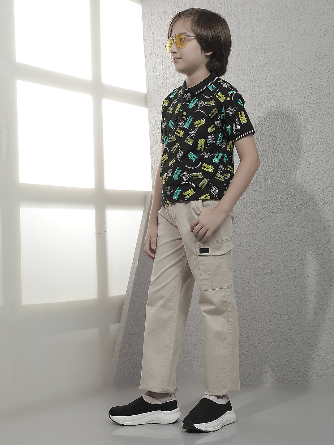 Sleek Oatmeal Beige Cargo Trackpants