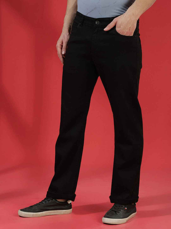 Black Urban Street Baggy Jeans