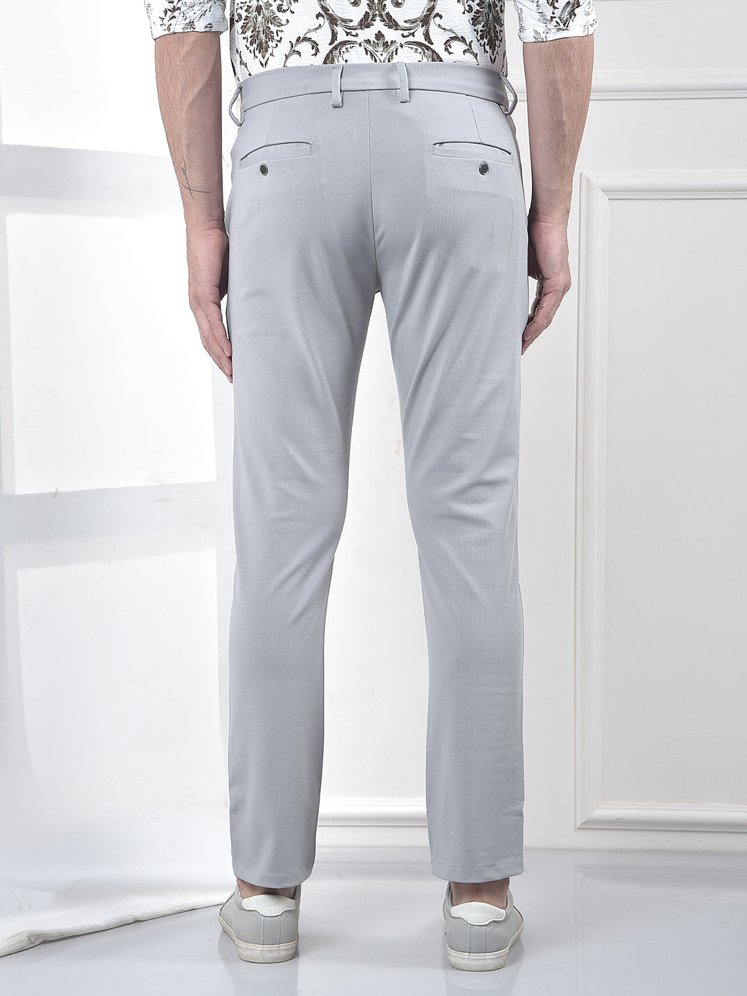 Grey Smart Trousers