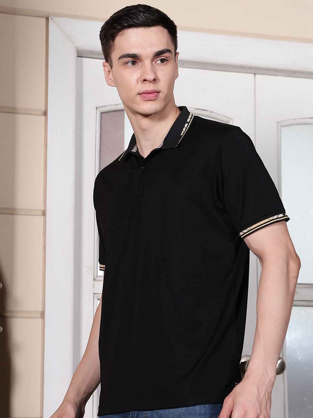 Black Classic Polo Tee