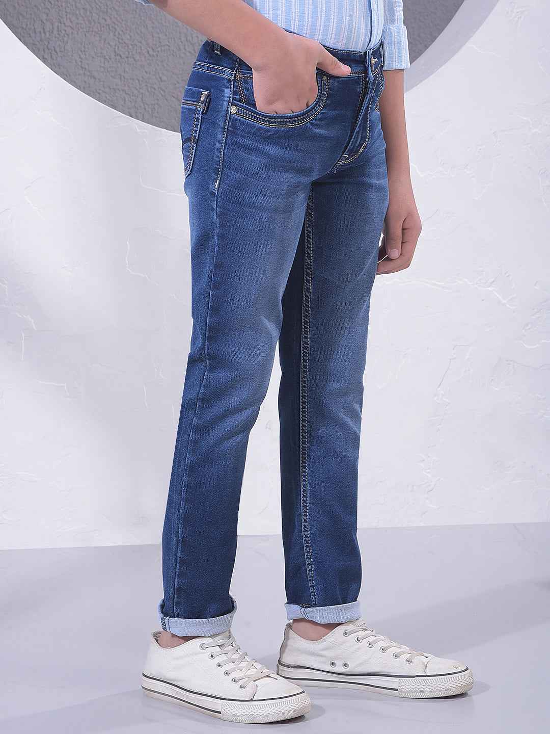 Sleek Indigo Street Jeans