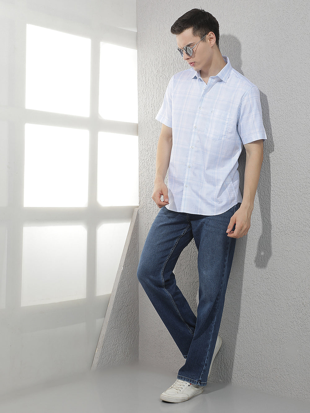 Urban Sapphire Blue Baggy Jeans