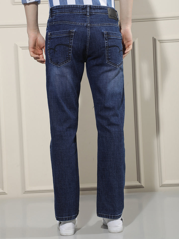 Essential Sky Blue Straight Jeans