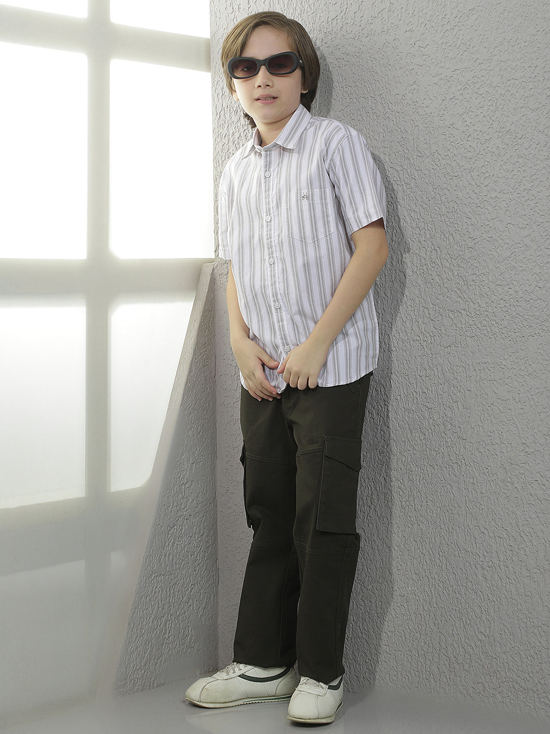 Tailored Deep Olive Cargo Trousers