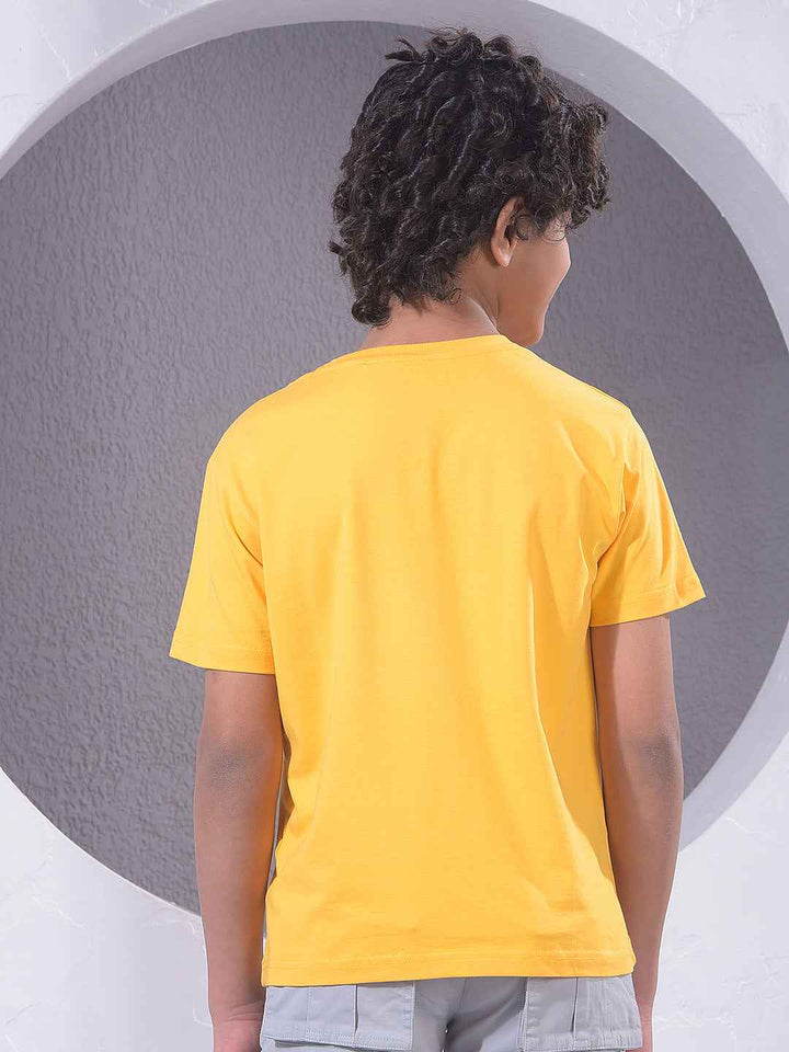 Yellow Graphic Print T-Shirt