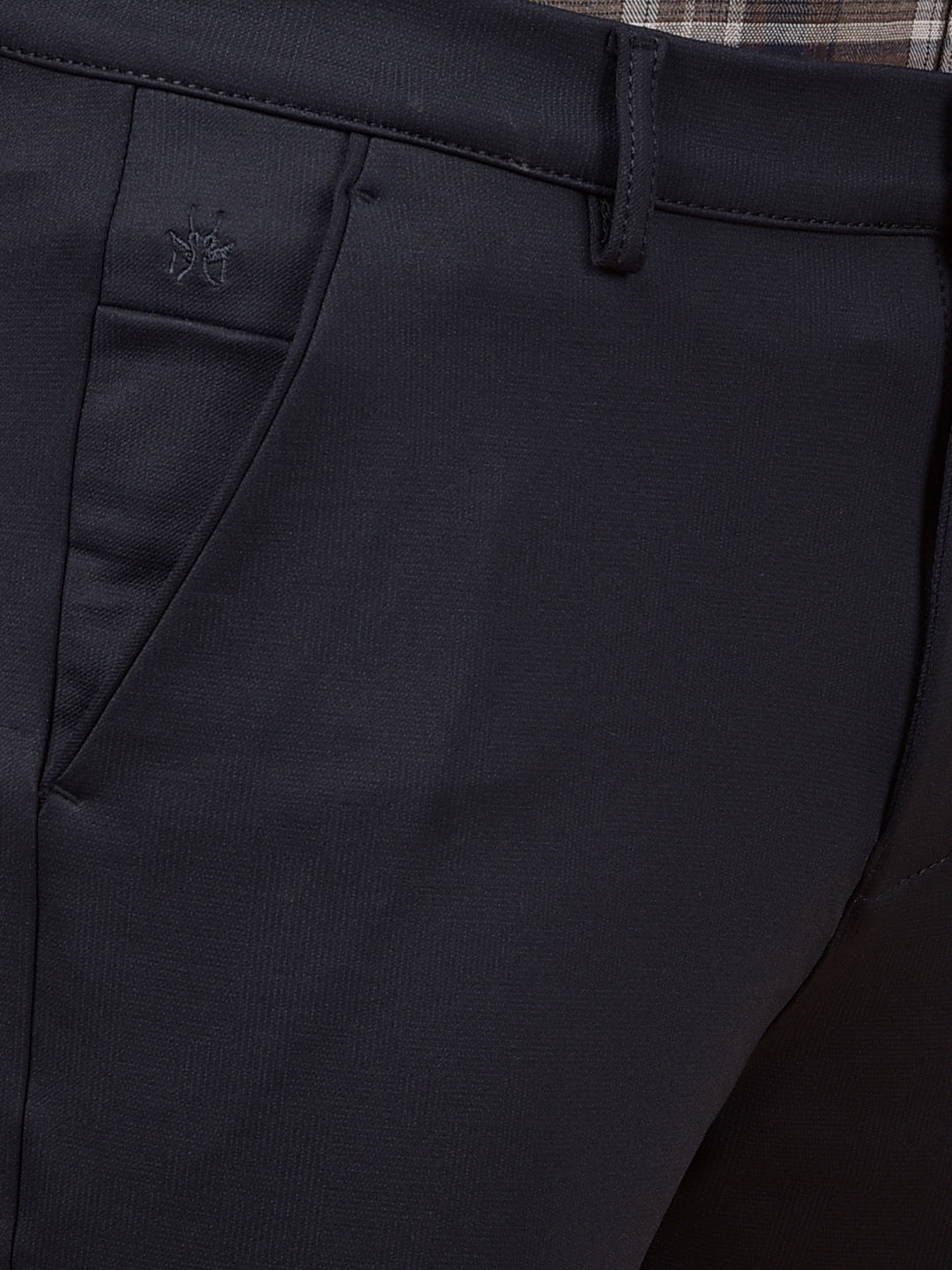 Navy Blue Knitted Trousers