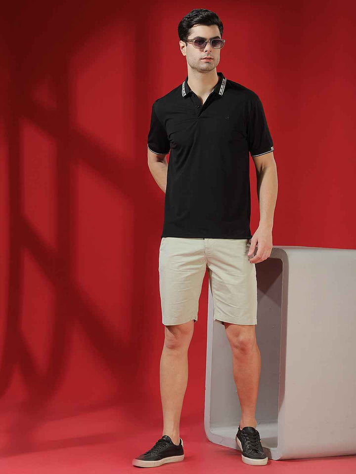 EcoMint Green Cotton Chinos Shorts