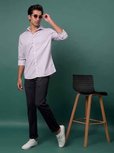 Dreamy Black Checked Trousers