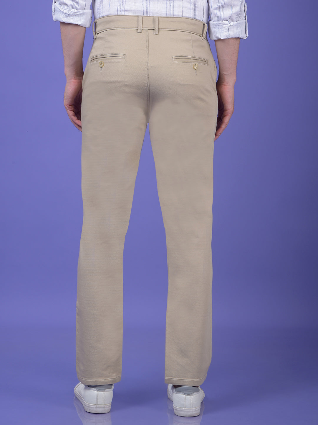 Bold Beige Trousers