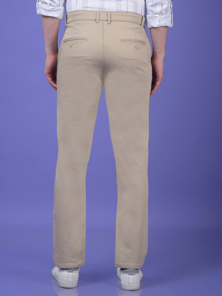 Bold Beige Trousers