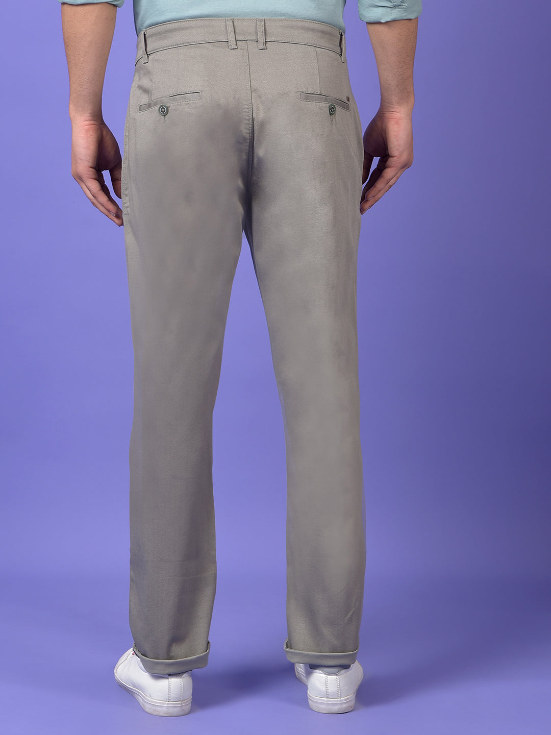 Olive Printed Trousers