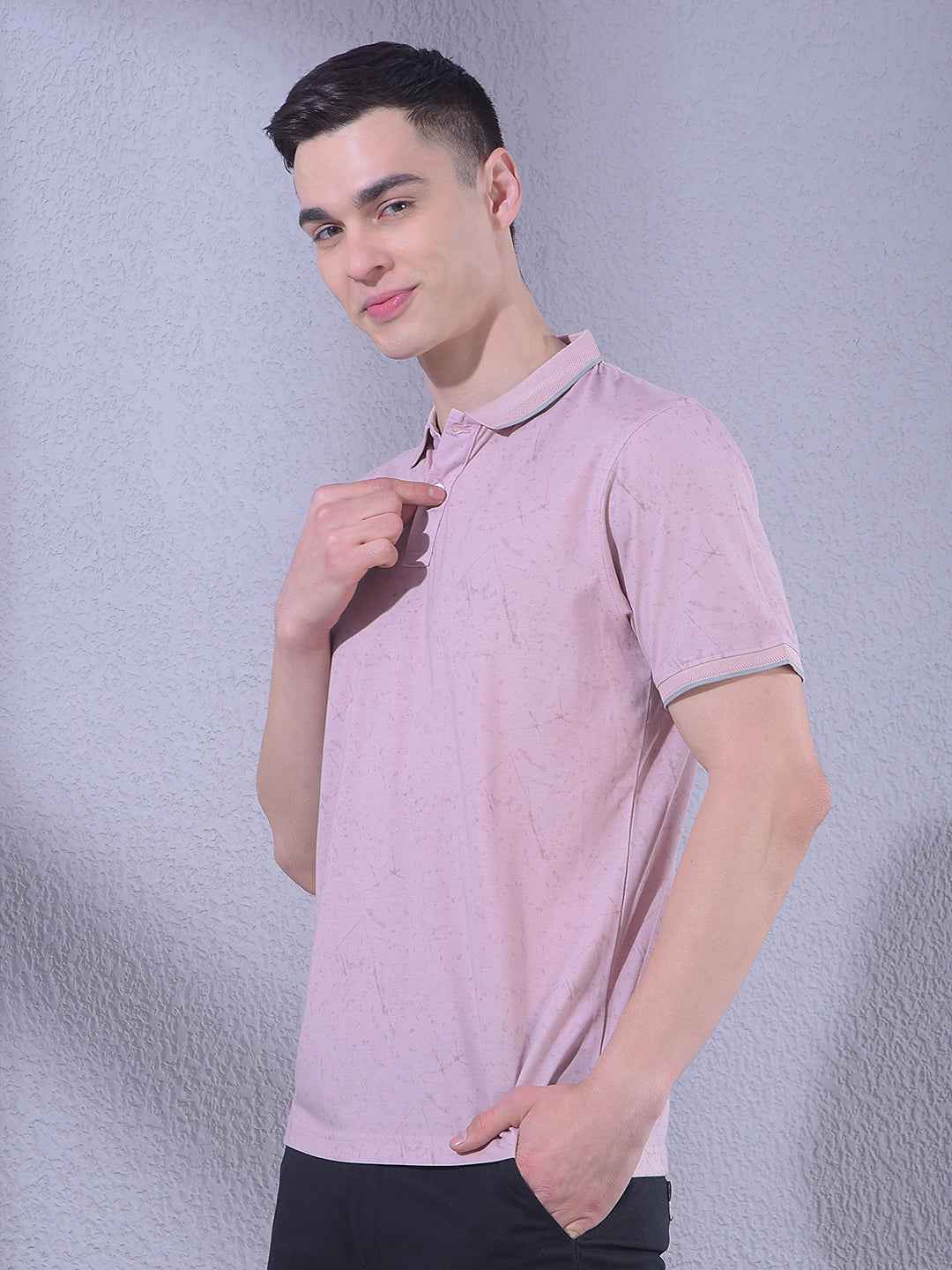 Pink Printed T-Shirt