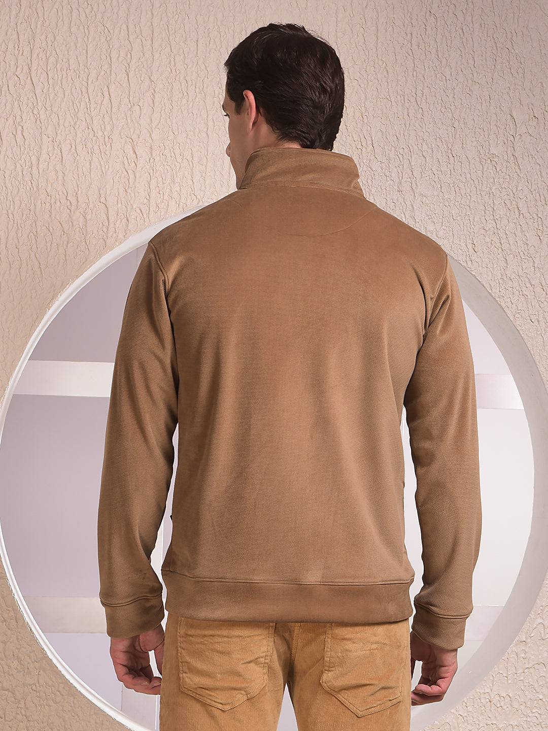 Beige Modern Sweatshirt
