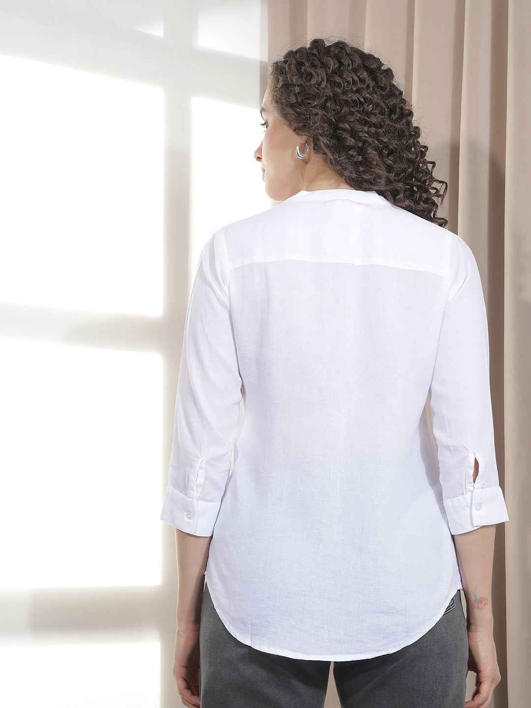 Airy White Linen Shirt
