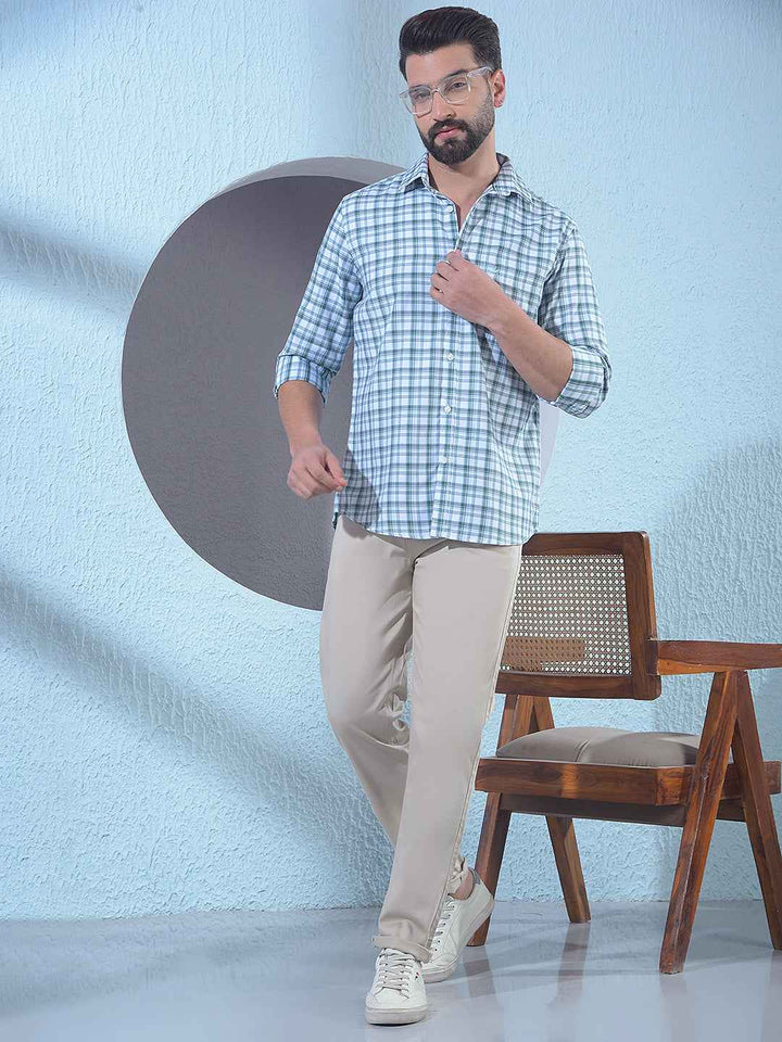 Green Checked Shirt