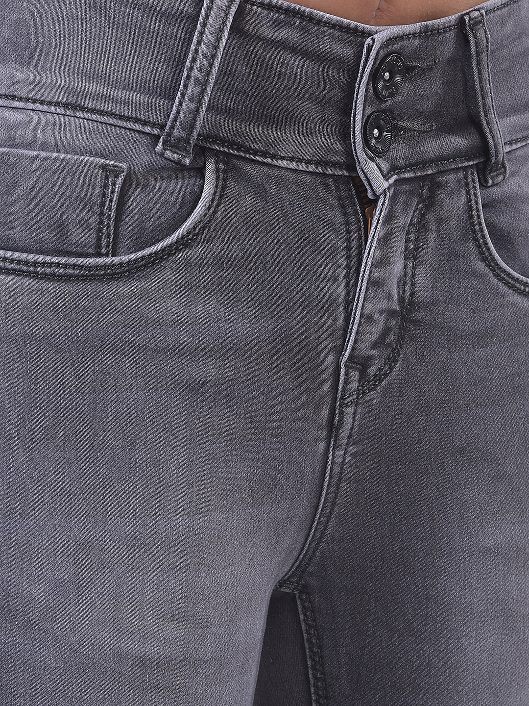 Black Bootcut High-Waist Jeans-Girls Jeans-Crimsoune Club