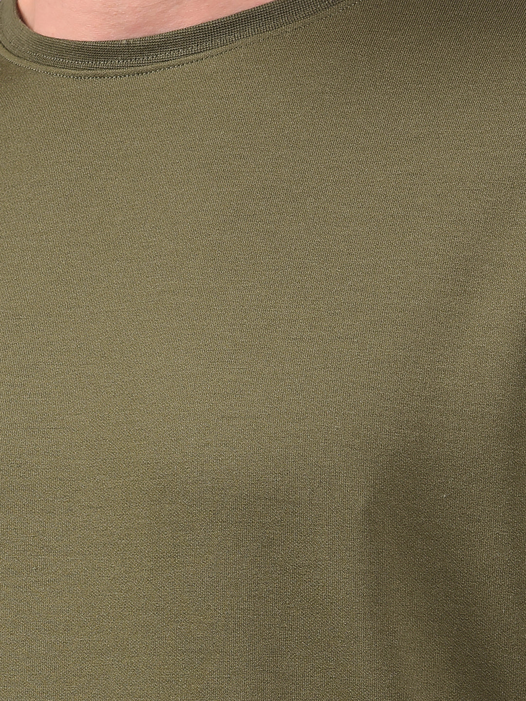 Olive Crew Neck Sweatshirt
