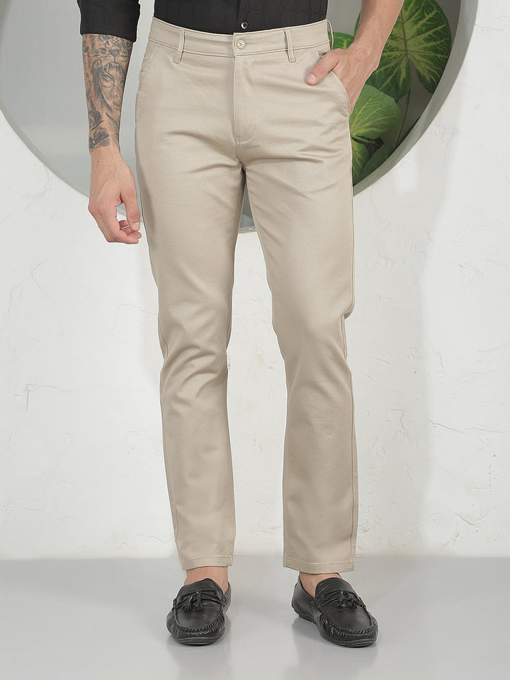 Taupe Sand Beige Trousers