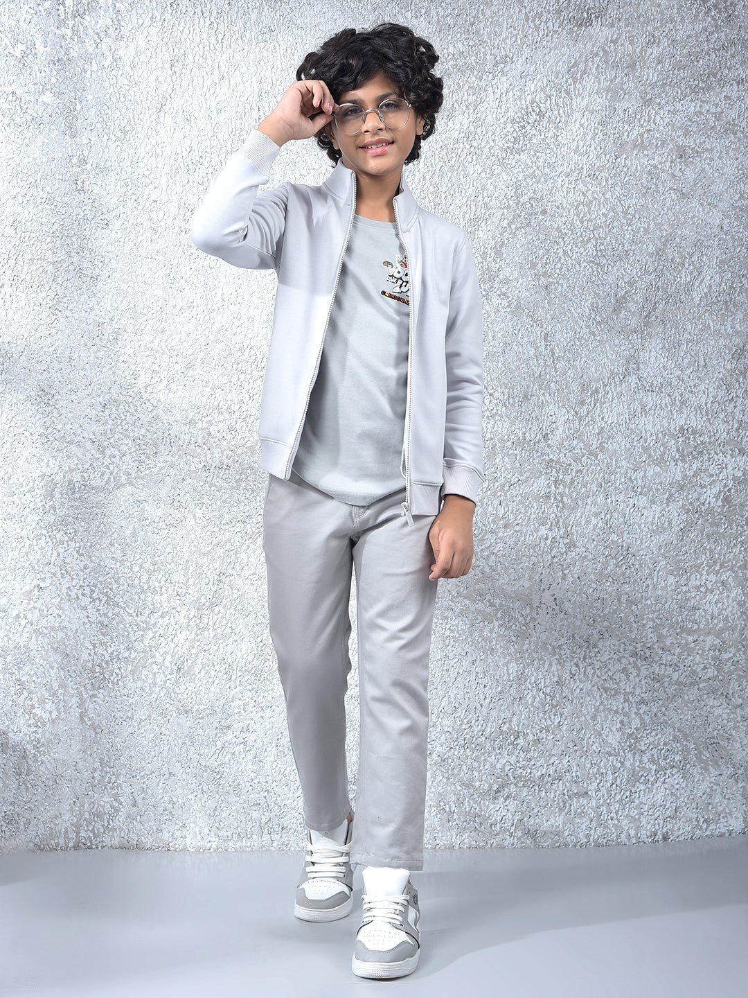 Casual Grey Sweatshirt