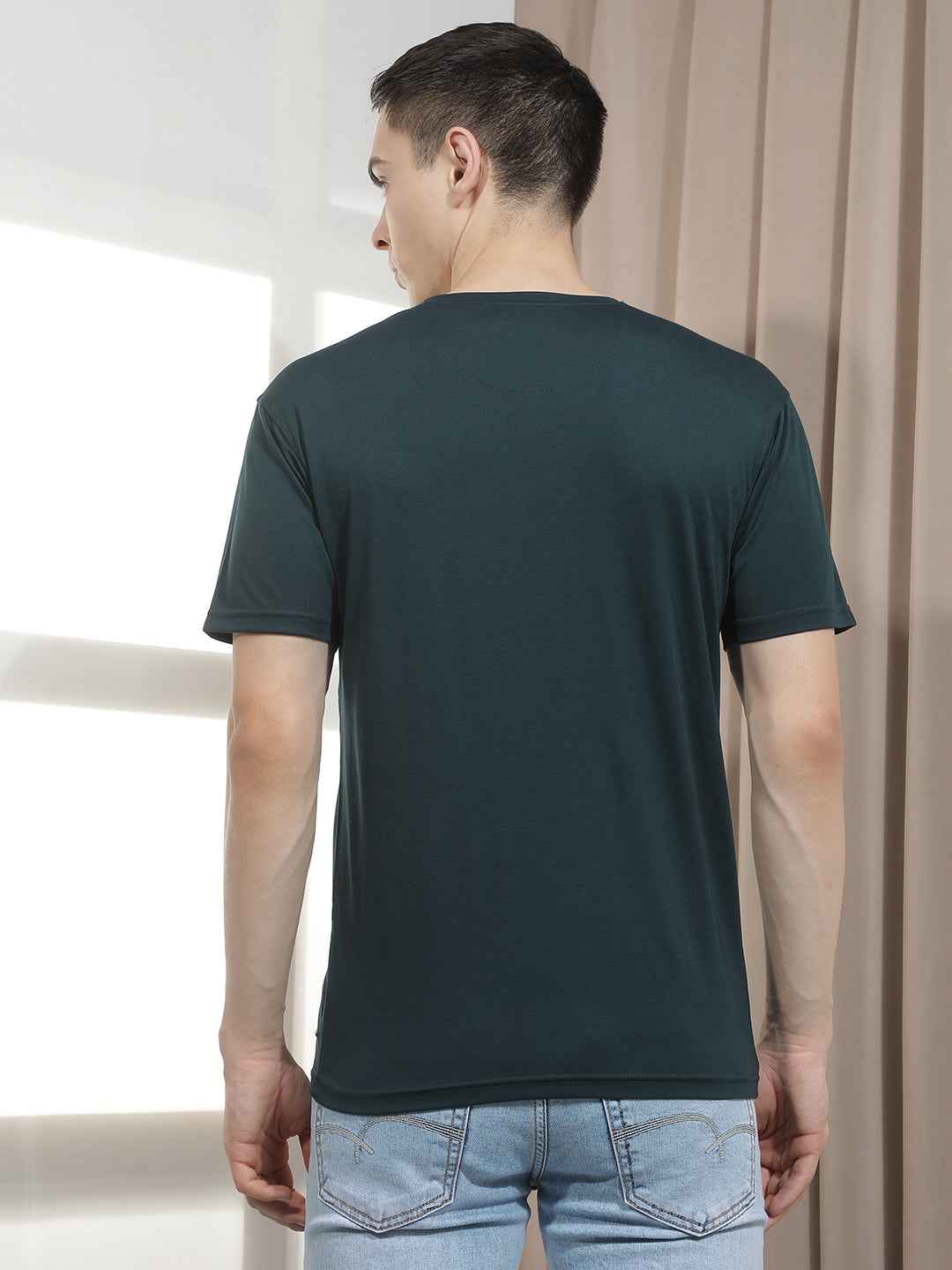 Deep Ocean Blue Basic T-Shirt