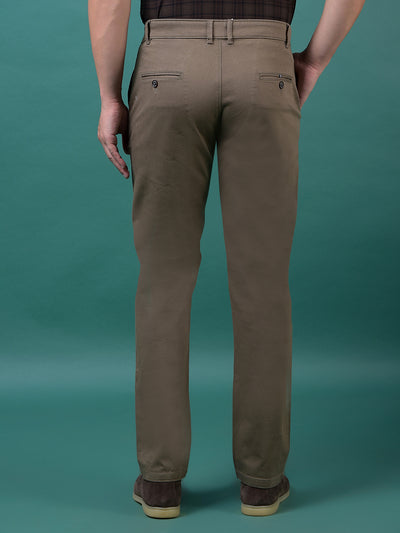 Khaki Printed Trousers