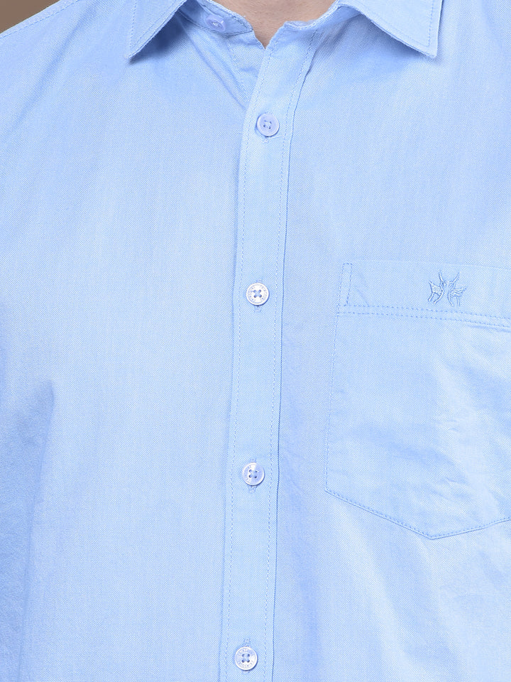 Fresh Aqua Casual Shirt