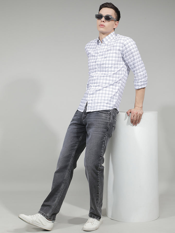 Modern Raven Black Straight Jeans
