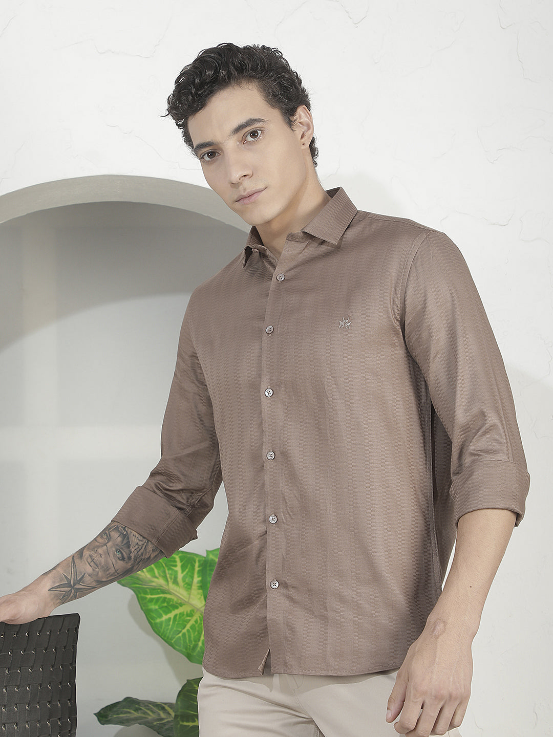 Warm Cinnamon Brown Shirt